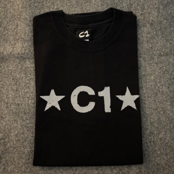 C1 DENIM & SUPPLY Vintage Star Logo S/S Shirt - Picture 8 of 8